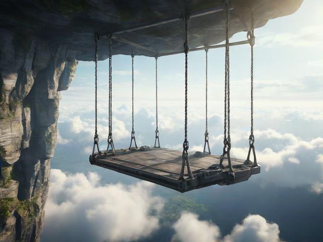 九游体育网站_ 云端悬空秋千，悬挂在天空的运动奇观，空中悬崖秋千项目