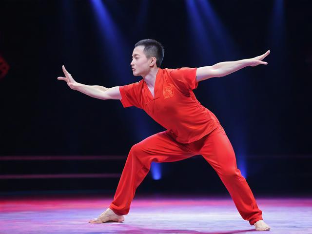 九游体育网站_ 传统武术表演会，文化韵味在运动中绽放，武术演出